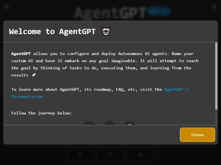 AgentGPT AgentGPT