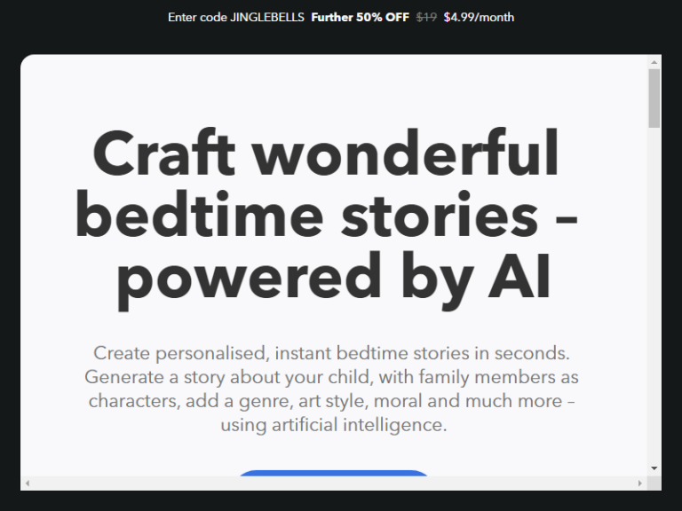 Bedtimestory AI