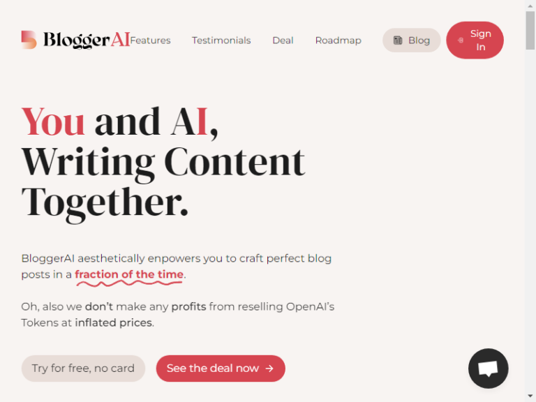 BloggerAI BloggerAI