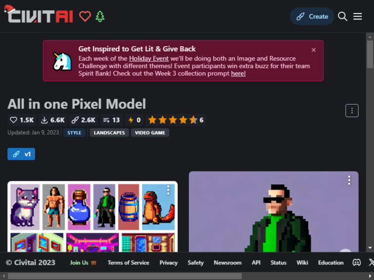 SD Style. All in one Pixel model