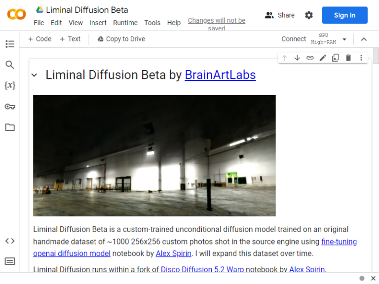 Liminal Diffusion Beta