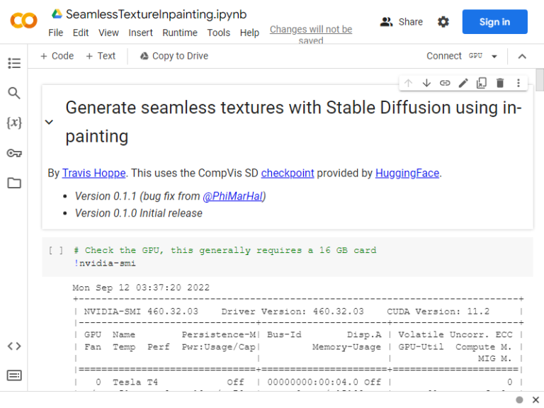 Seamless Texture Inpainting