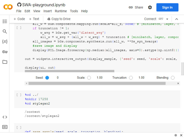 Image generator: SWA-playground