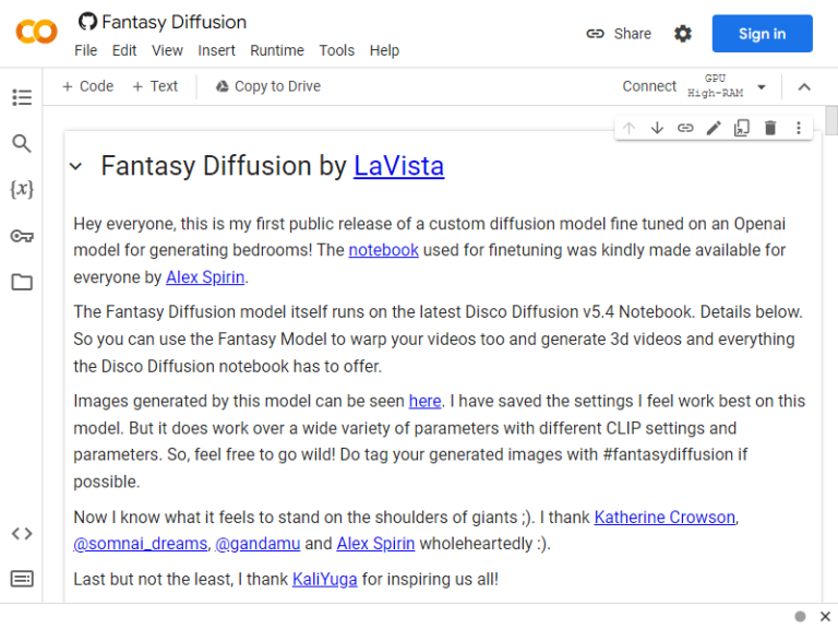Fantasy Diffusion