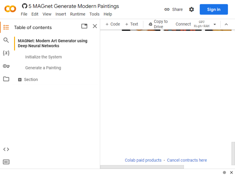 Modern art generator Modern art generator