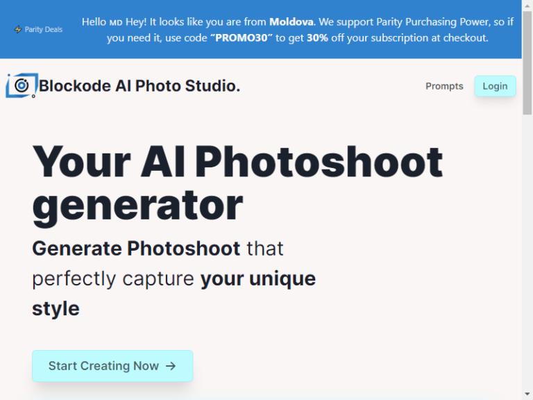 Blockode AI Photo Studio