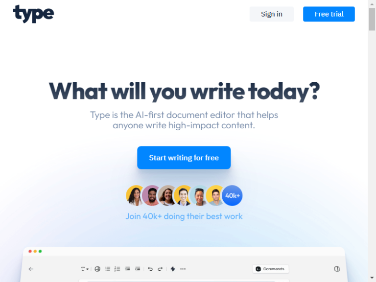 Type AI Type AI