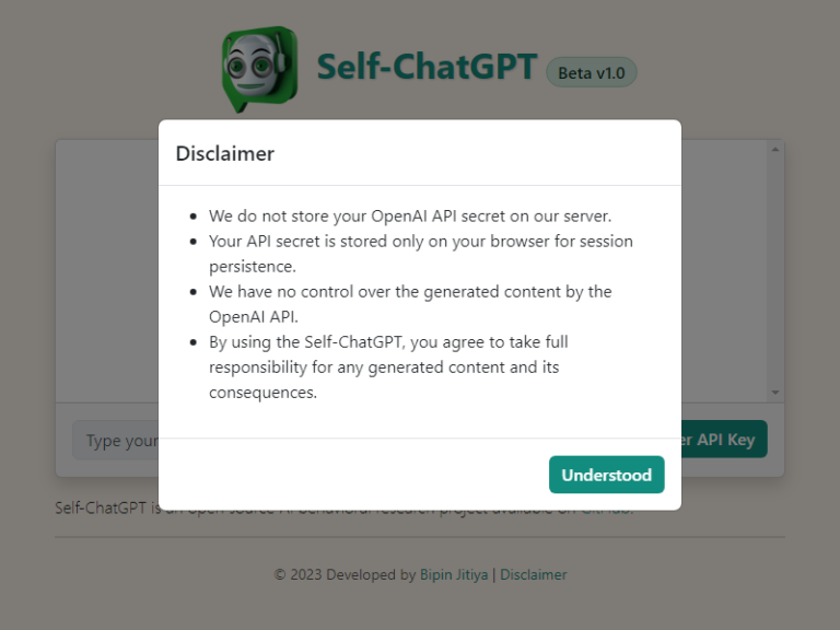Self-ChatGPT