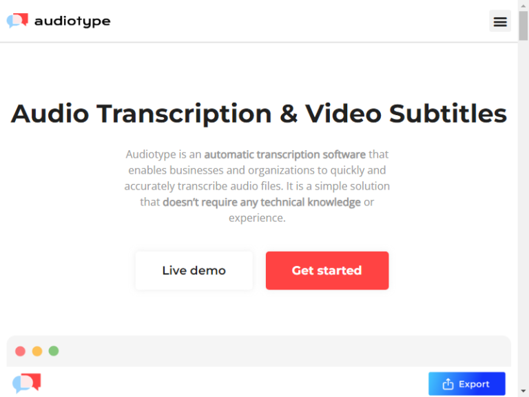 Audiotype