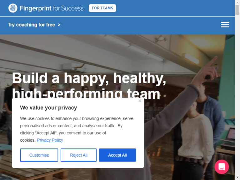 Fingerprint for Success Fingerprint for Success
