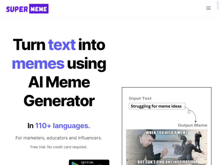 AI meme generator